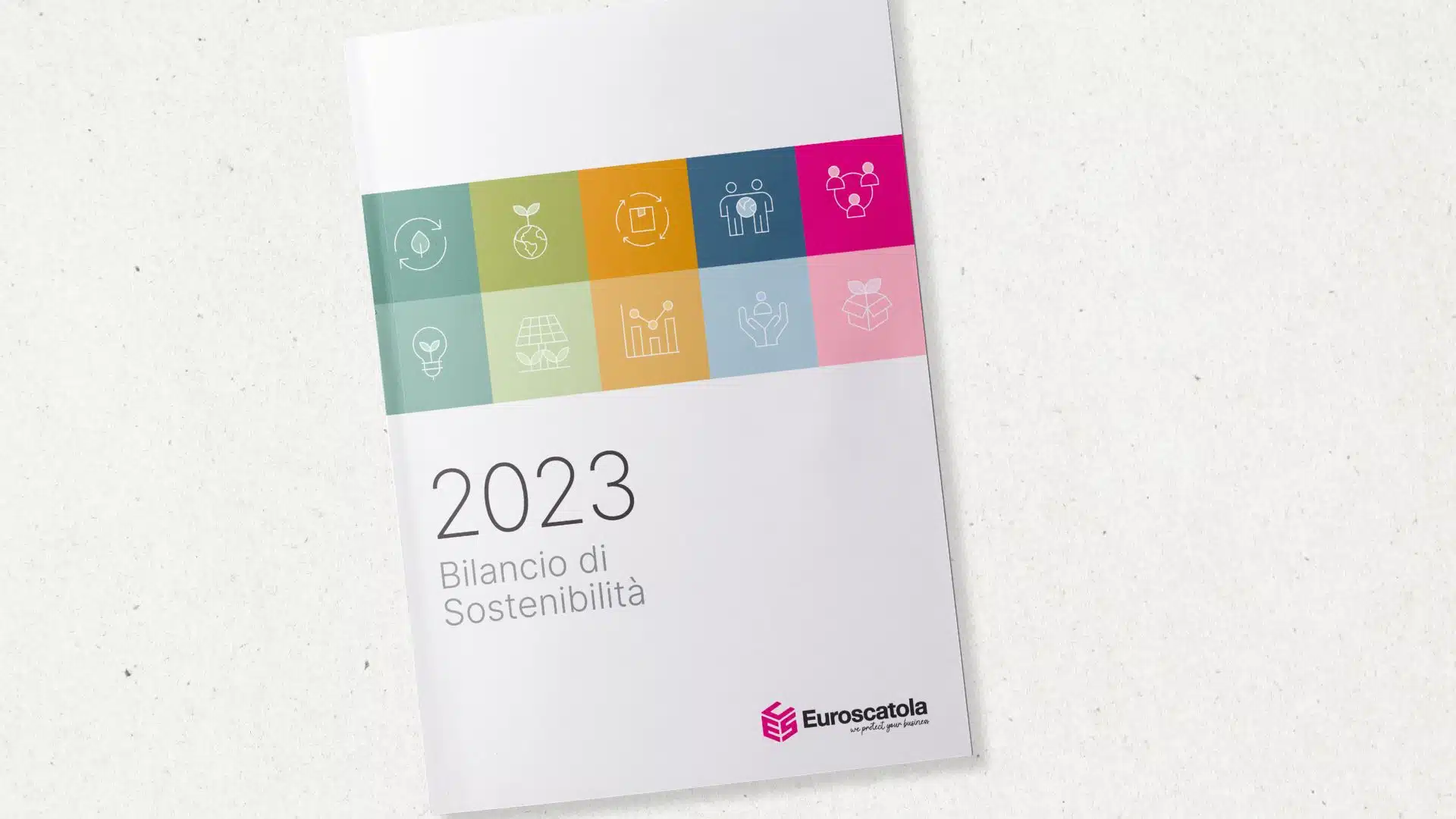 bilancio si sostenibilità euroscatola 2023 copertina