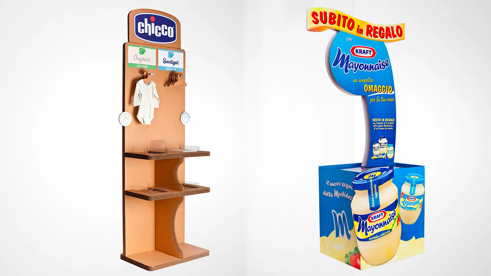 espositori in cartone