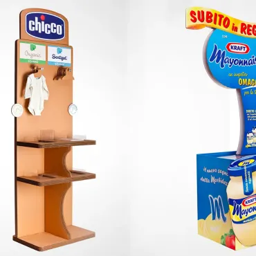 espositori in cartone